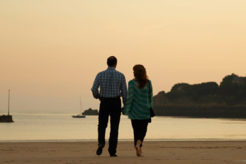 couple sur la plage